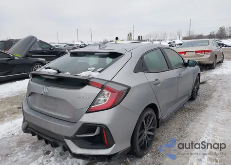 2021 Honda Civic Sport из США, поврежденный, VIN SHHFK7H47MU225042
